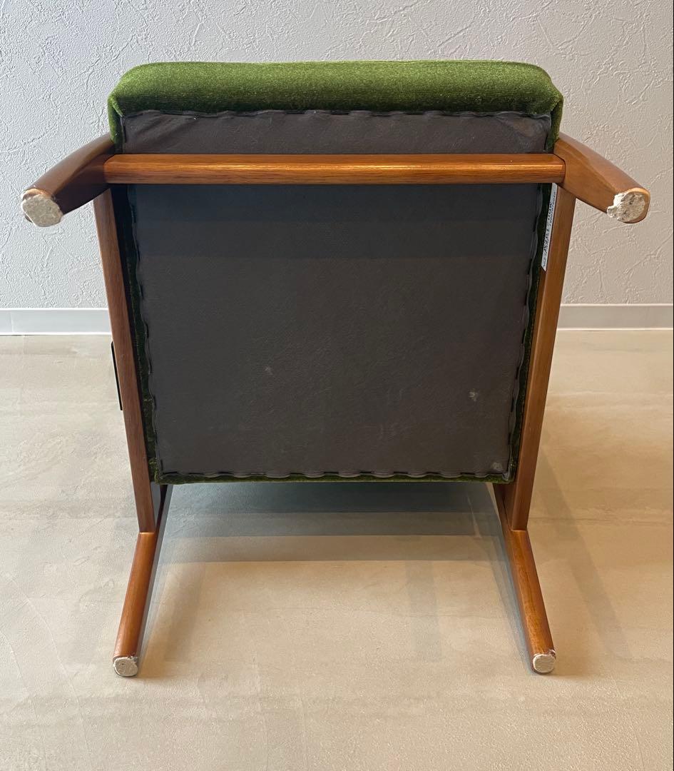 カリモク60 Kチェアミニ　モケットグリーン