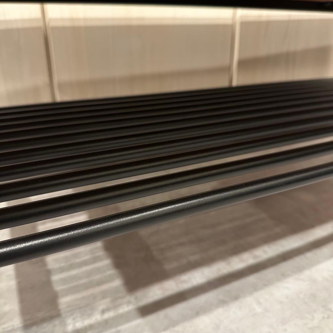 無垢材 センターテーブル 一枚板 棚付き インダストリアル ローテーブル