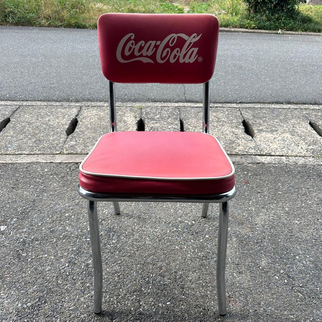 【直接引取OK】コカコーラ 椅子 チェア 昭和レトロ 当時物 アメリカン雑貨