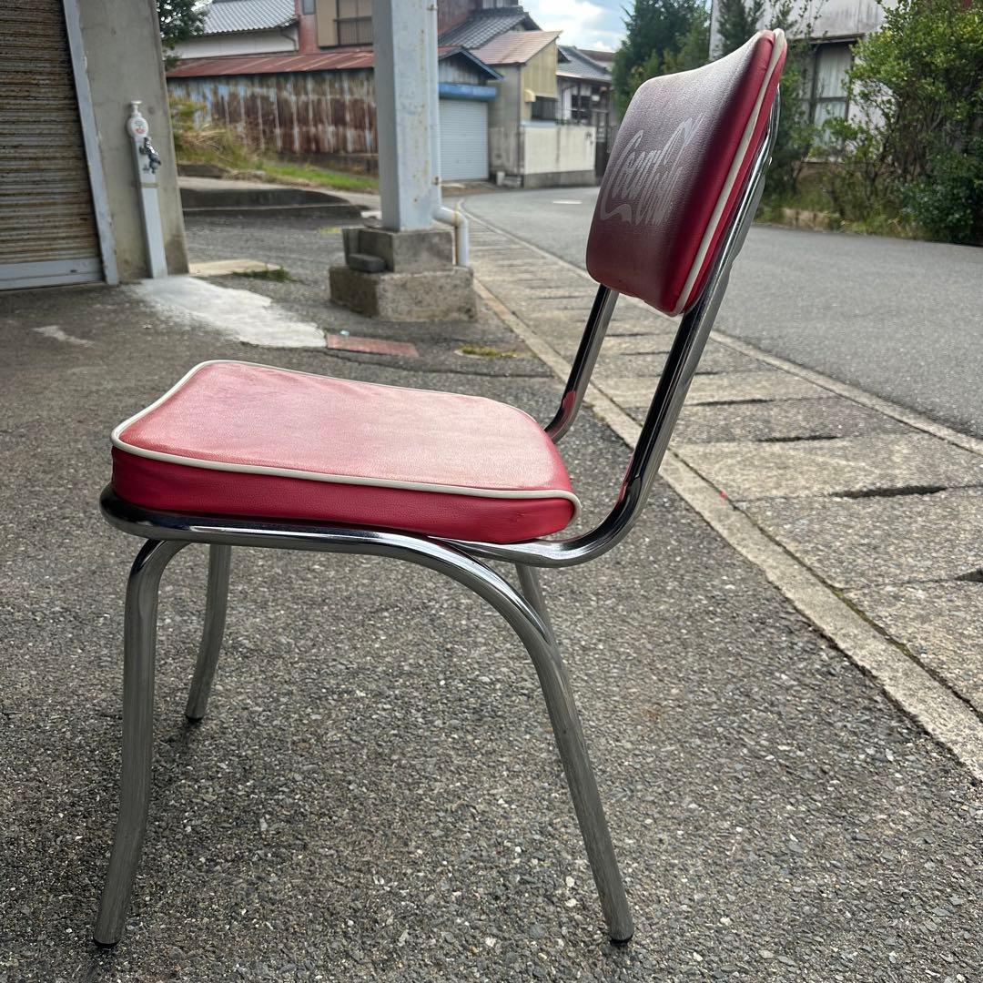 【直接引取OK】コカコーラ 椅子 チェア 昭和レトロ 当時物 アメリカン雑貨