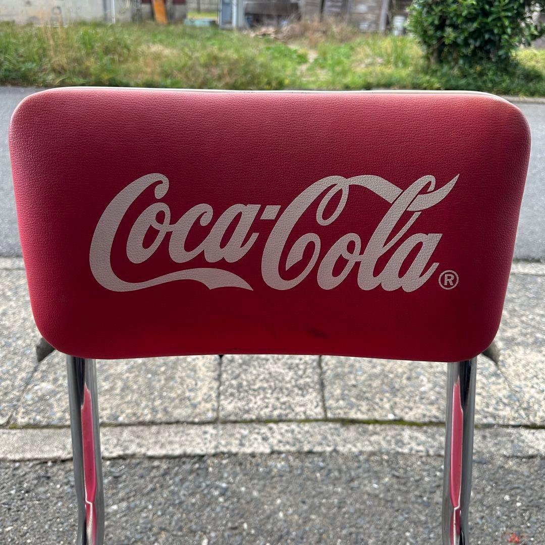 【直接引取OK】コカコーラ 椅子 チェア 昭和レトロ 当時物 アメリカン雑貨