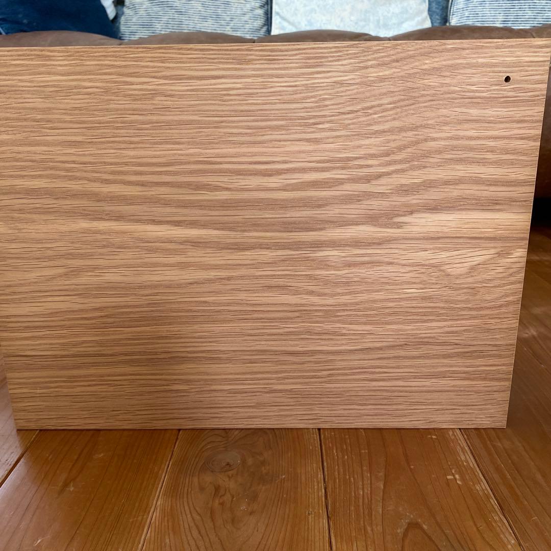 廃盤　希少　無印 スタッキングチェスト　オーク材　ハーフ　オープン　2つ
