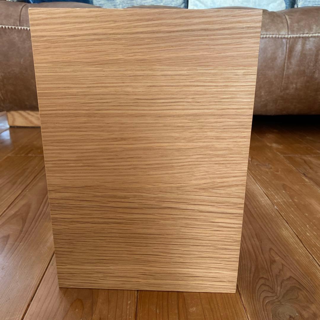 廃盤　希少　無印 スタッキングチェスト　オーク材　ハーフ　オープン　2つ