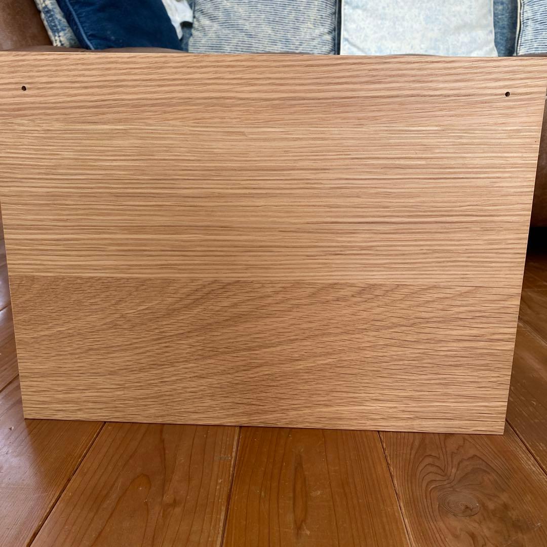 廃盤　希少　無印 スタッキングチェスト　オーク材　ハーフ　オープン　2つ