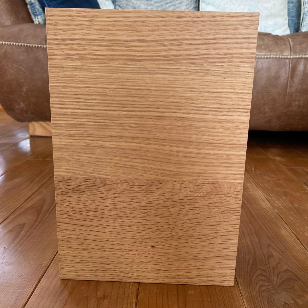 廃盤　希少　無印 スタッキングチェスト　オーク材　ハーフ　オープン　2つ