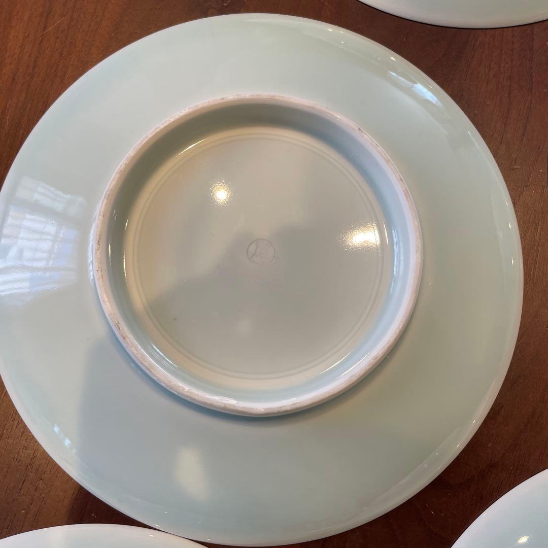 美濃焼 有田焼 快山窯 青白磁唐草文皿 銘々皿 5枚 セット - メルカリ