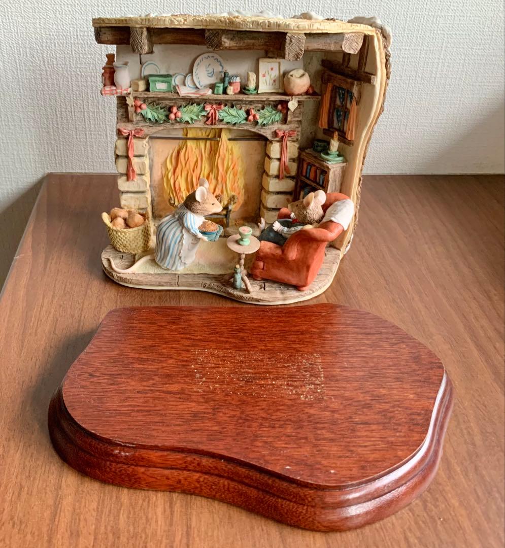 【希少】ブランブリーヘッジ 冬 Winter タブロー フィギュリン 置物