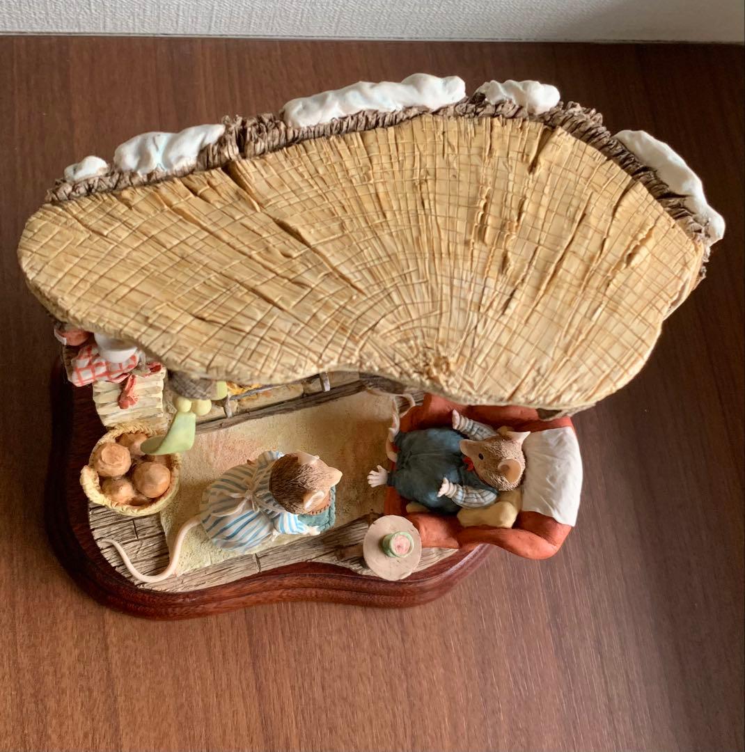 【希少】ブランブリーヘッジ 冬 Winter タブロー フィギュリン 置物