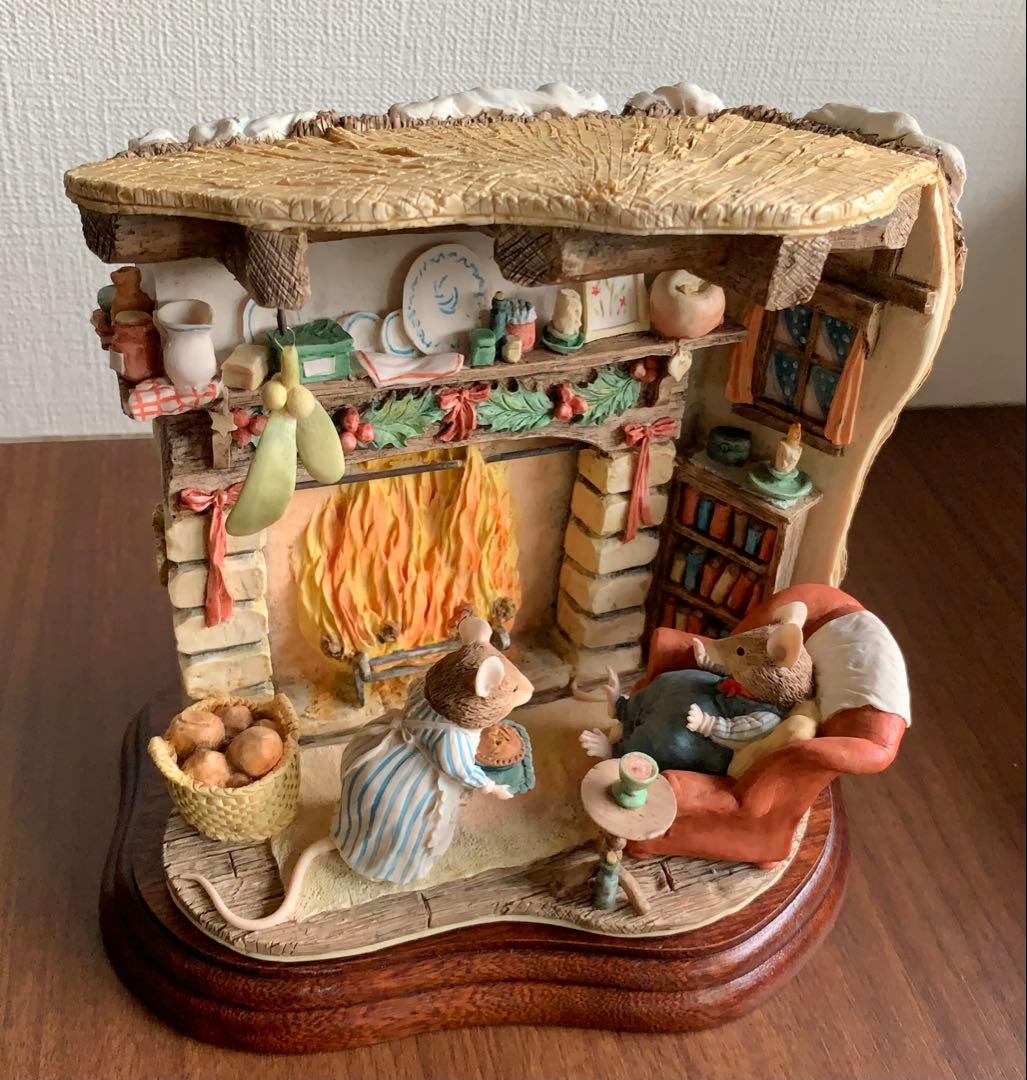 【希少】ブランブリーヘッジ 冬 Winter タブロー フィギュリン 置物