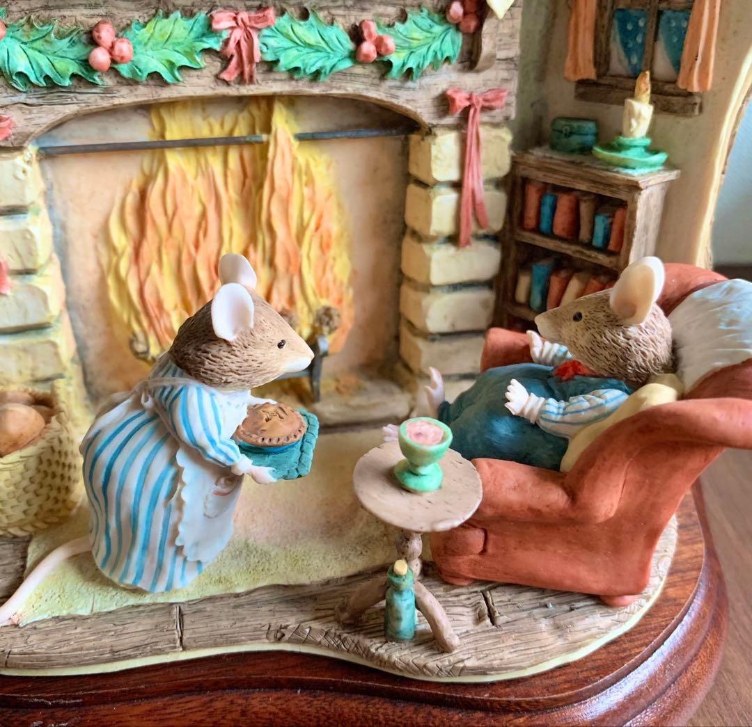 【希少】ブランブリーヘッジ 冬 Winter タブロー フィギュリン 置物