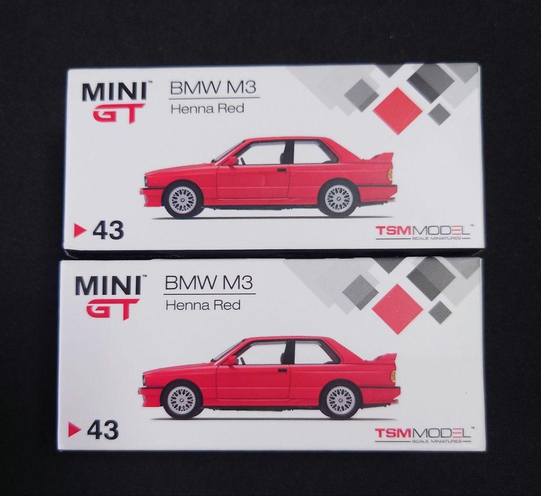 MINI GT BMW M3 E30 Henna Red 2台セット MINI GT 1:64 Overseas Box Edition BMW M3 Henna Red Review - YouTube