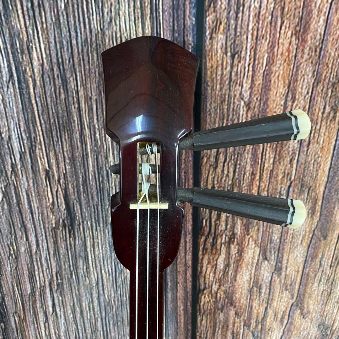 沖縄三線 真壁型 人工蛇革 三線 沖縄 伝統楽器 和楽器