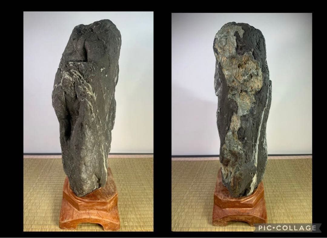 4273 粕川麒麟石 ウブ  横20×高43(cm)20.85kg