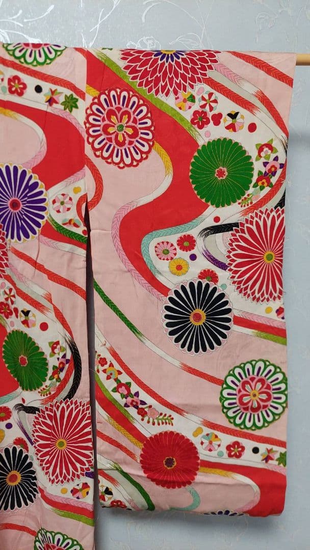 NA342アンティーク子供着物正絹七五三着丈109センチ裄丈51センチ