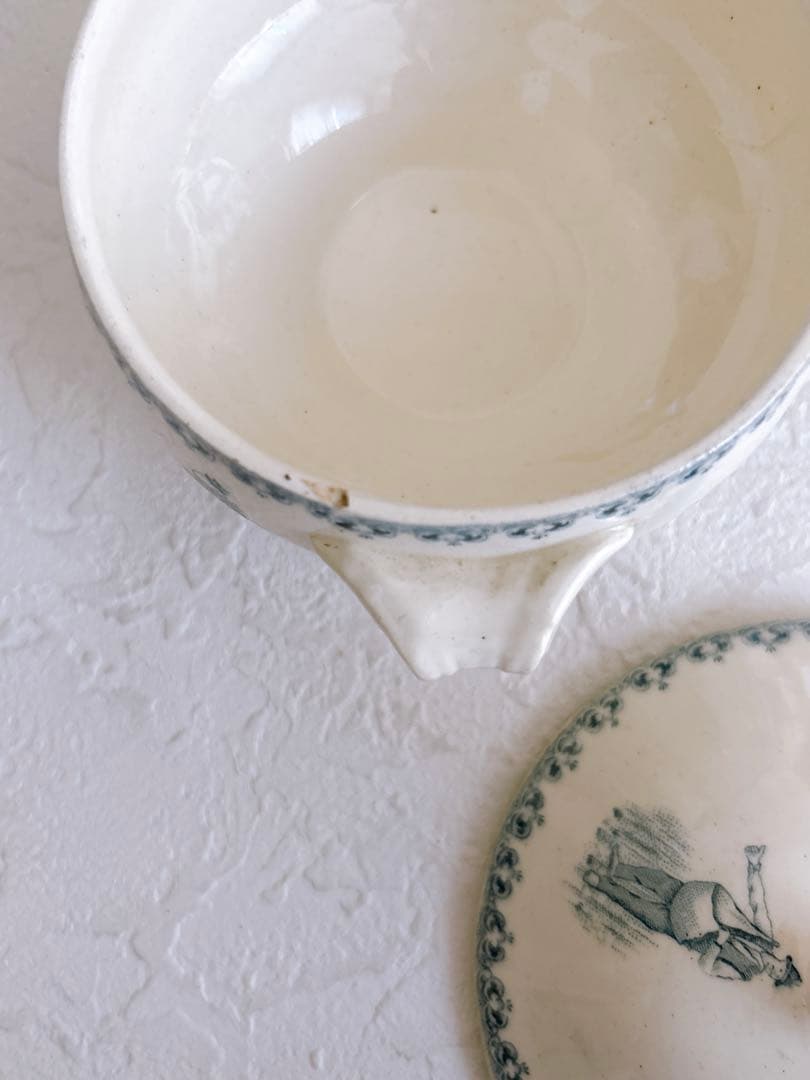 フランスアンティーク　③SaintAmand ラディネット　レギュミエset