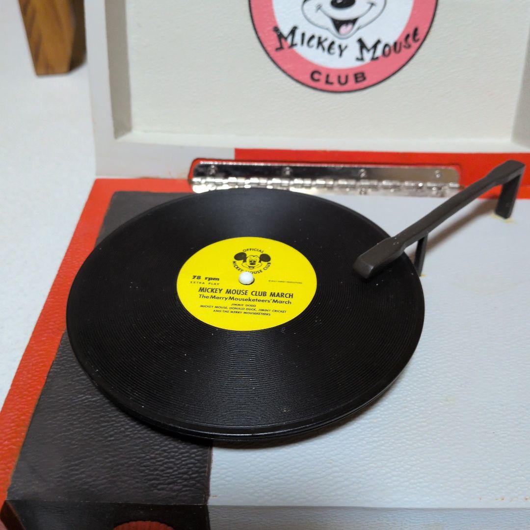 ディズニー ミッキーマウス クラブ レコードプレーヤー オルゴール 超激レア