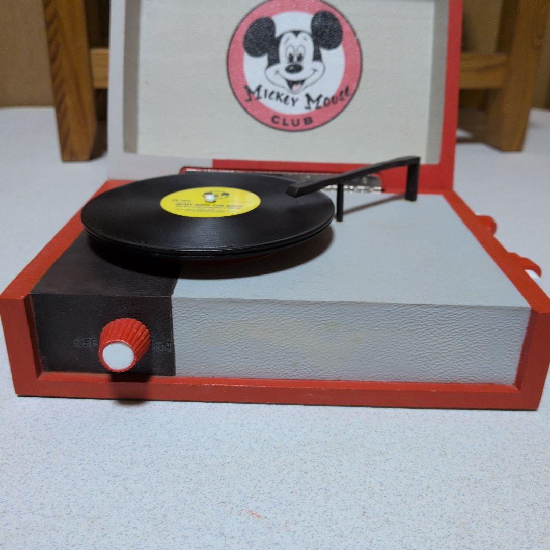 ディズニー ミッキーマウス クラブ レコードプレーヤー オルゴール 超激レア