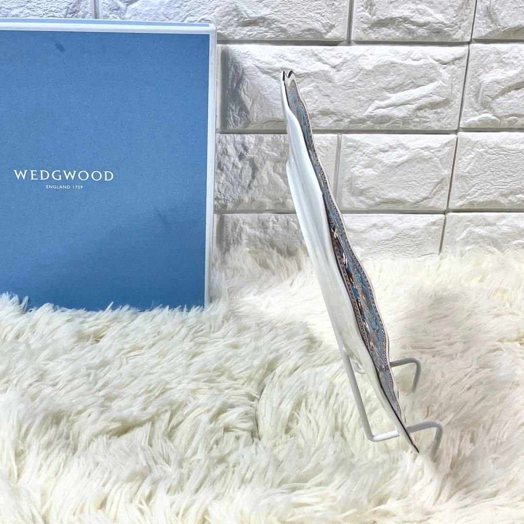 【希少 美品】 ウェッジウッド フロレンティーン スクエア デザートプレート