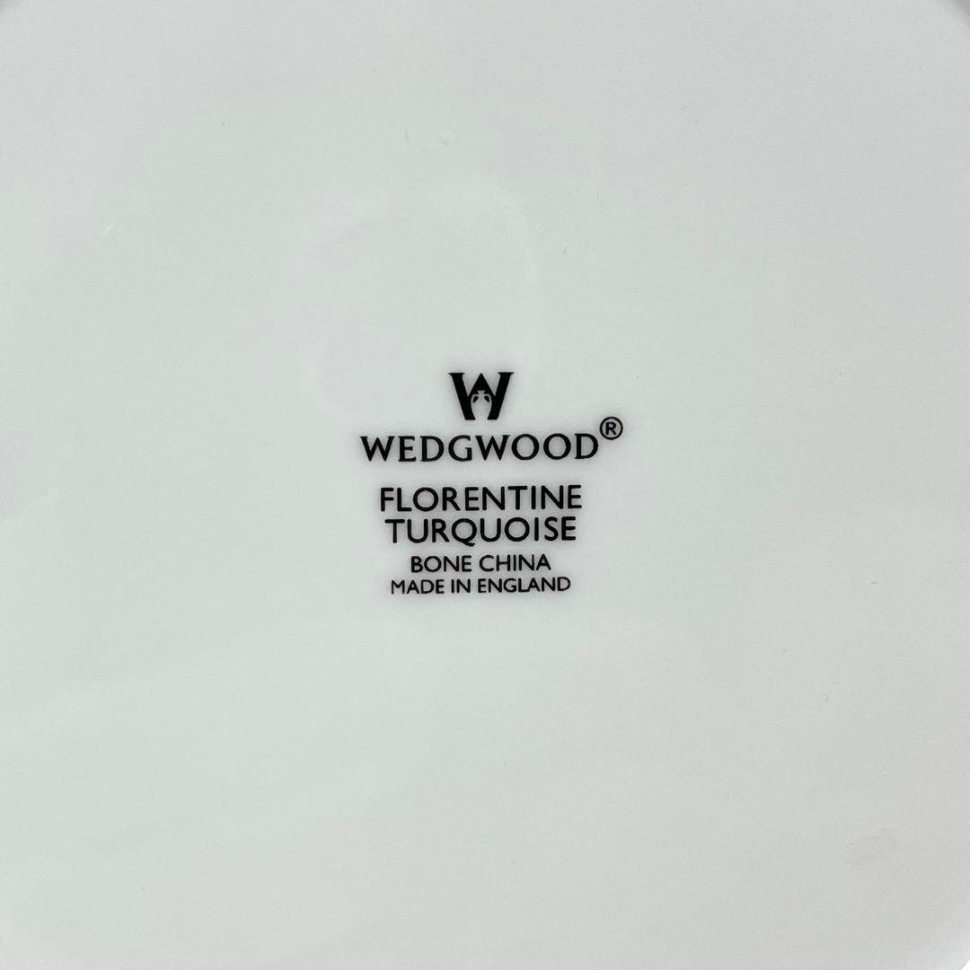 【希少 美品】 ウェッジウッド フロレンティーン スクエア デザートプレート