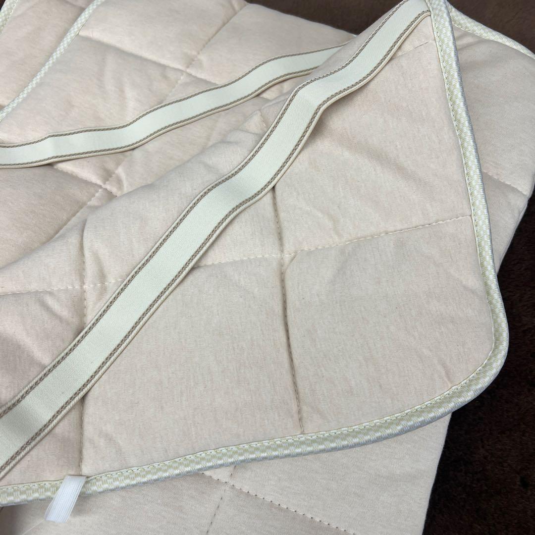 キャメル敷きパッド　中わたキャメル100% 1.2kg シングル　日本製　ココン