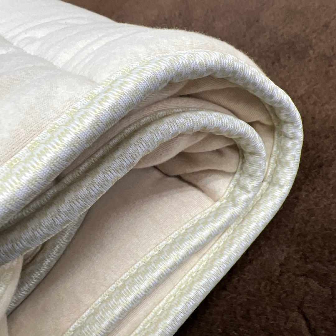 キャメル敷きパッド　中わたキャメル100% 1.2kg シングル　日本製　ココン