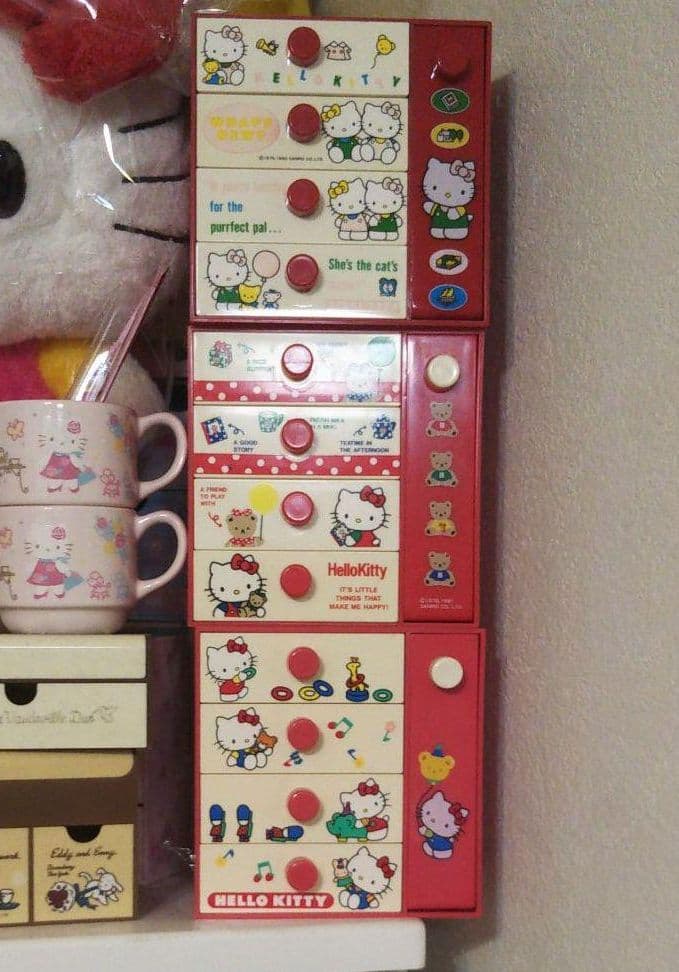 キティちゃん 初期 チェスト 引き出し 1975年1990年 - メルカリ