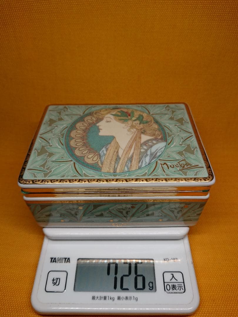 【美品】小物入れ　ヨーロッパ　陶器　置物　インテリア　工芸品　美術品　A3465