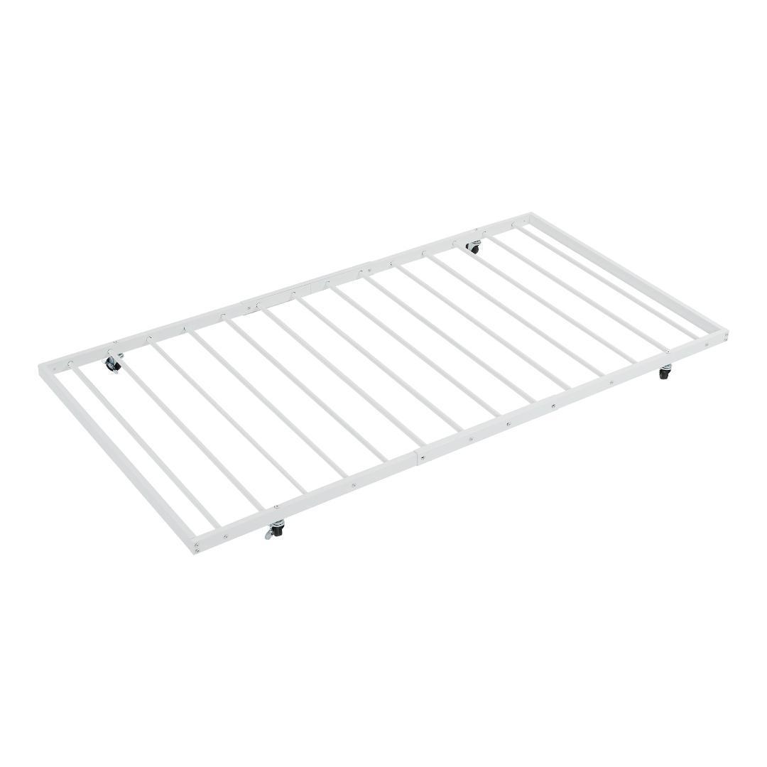 195-97cm　パイプベッド シングル 収納 北欧風 子供部屋 送料無料SDG