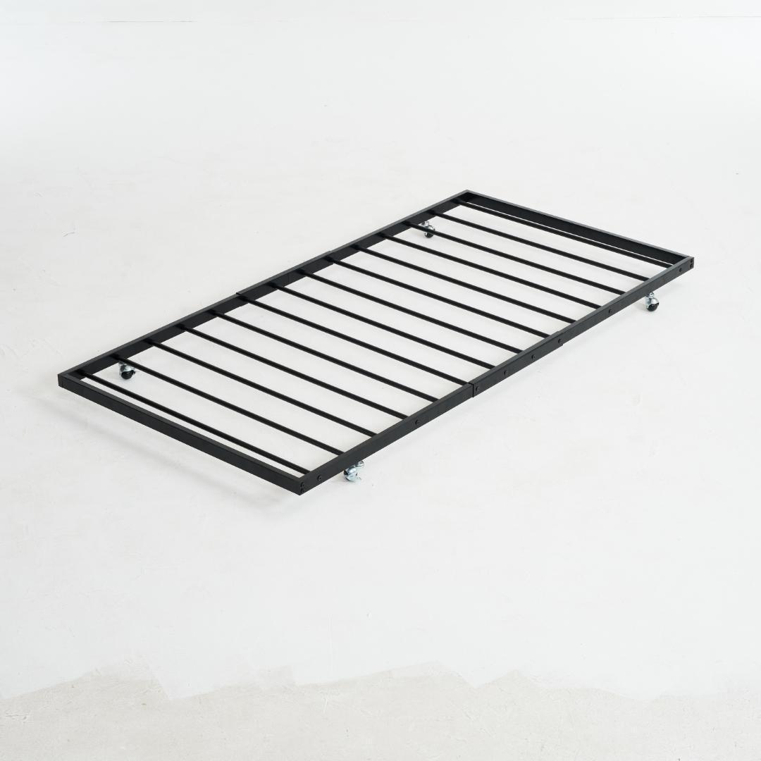 195-97cm　パイプベッド シングル 収納 北欧風 子供部屋 送料無料SDG