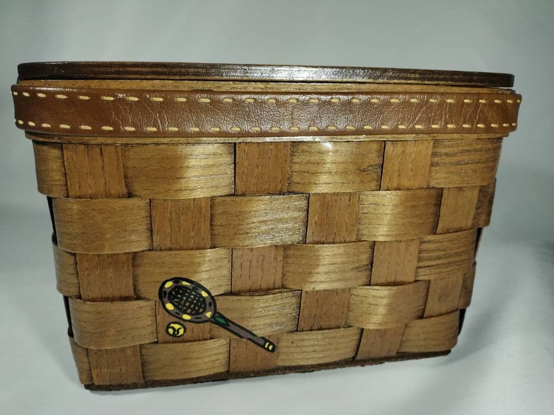 美品 Caro-Nan カロナン バスケット Basket テニス希少
