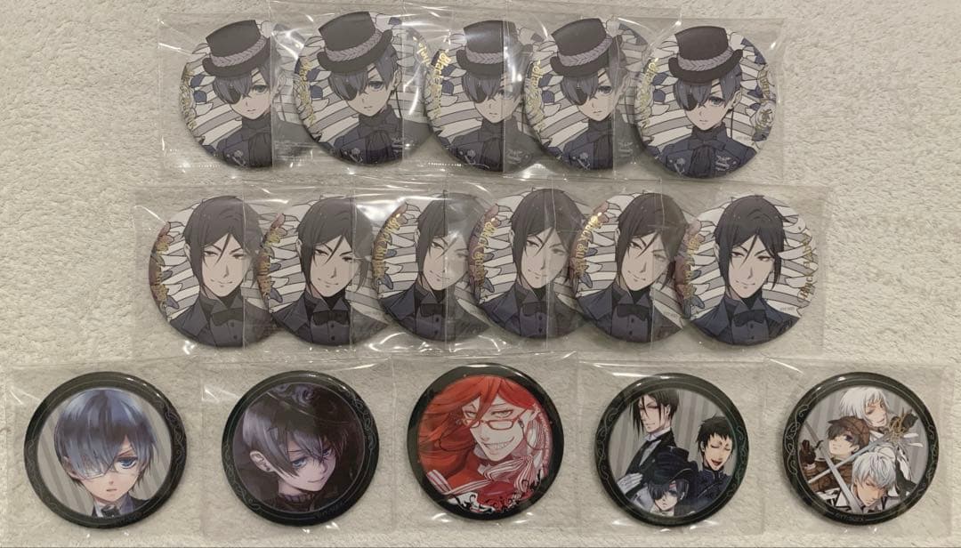 黒執事　まとめ売り　シエル・セバスチャン・葬儀屋メイン