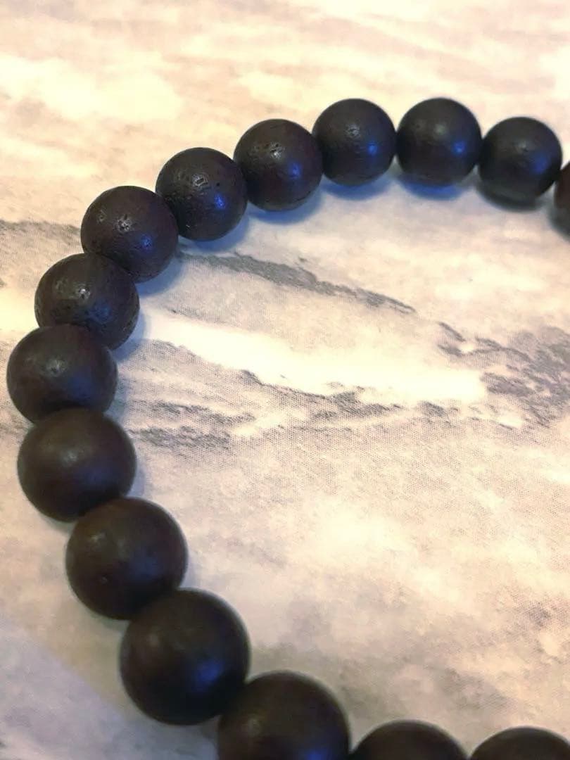 希少・ワシントン条約規制品天然ローズウッド 8mm ブレスレット16cm 芳醇香