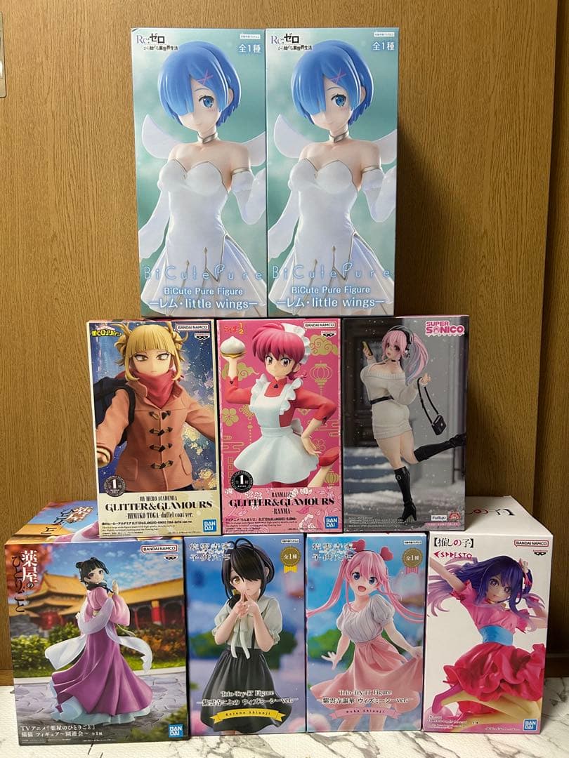 最新プライズ美少女フィギュア9個まとめ売り