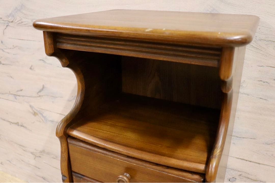 GMHK500○karimoku / カリモク オールドカリモク 電話台 花台