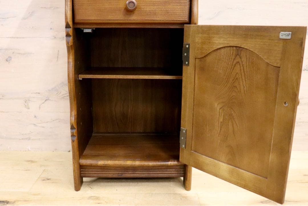 GMHK500○karimoku / カリモク オールドカリモク 電話台 花台