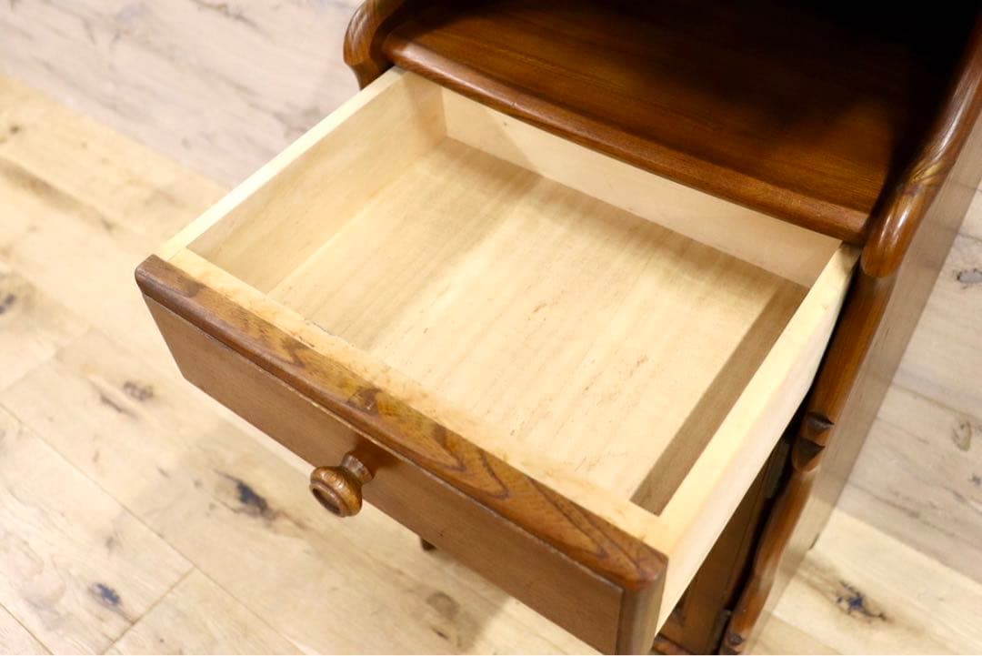 GMHK500○karimoku / カリモク オールドカリモク 電話台 花台