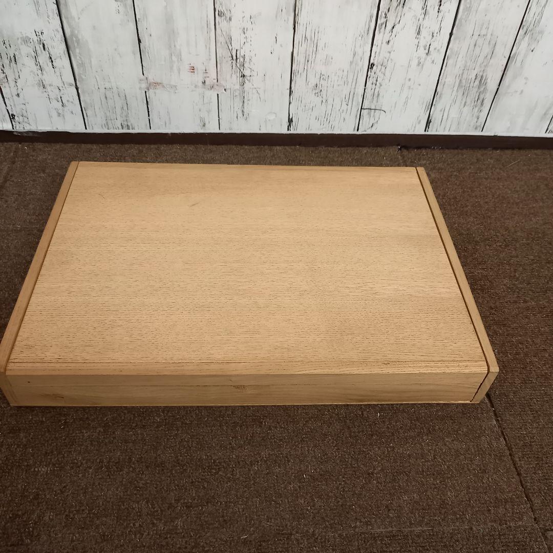 【未使用】LUCKY WOOD 18-12 カトラリーセット 25点 木製ケース