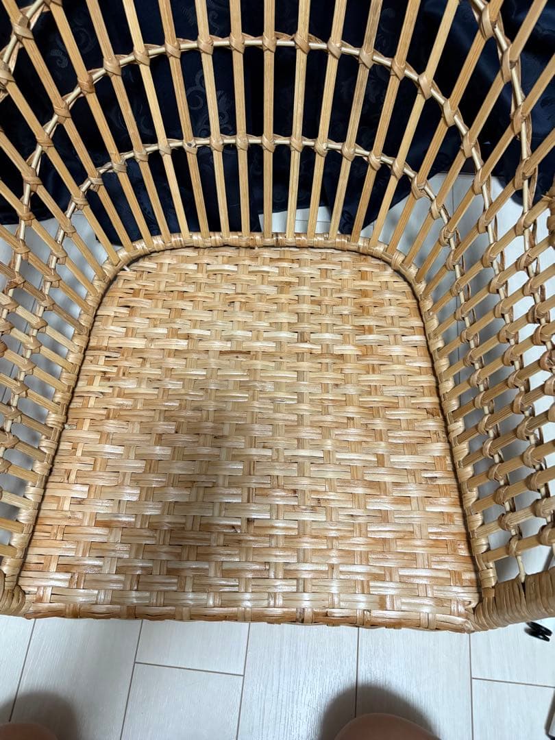 IKEA　イケア NILSOVE ニルソーヴェ チェア　ラタン　椅子　【2脚】