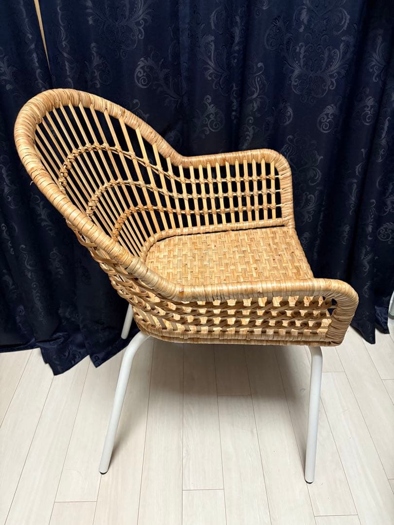 IKEA　イケア NILSOVE ニルソーヴェ チェア　ラタン　椅子　【2脚】