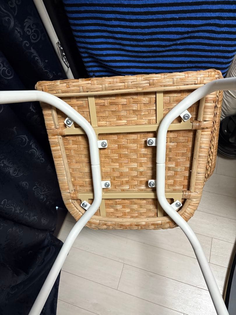 IKEA　イケア NILSOVE ニルソーヴェ チェア　ラタン　椅子　【2脚】