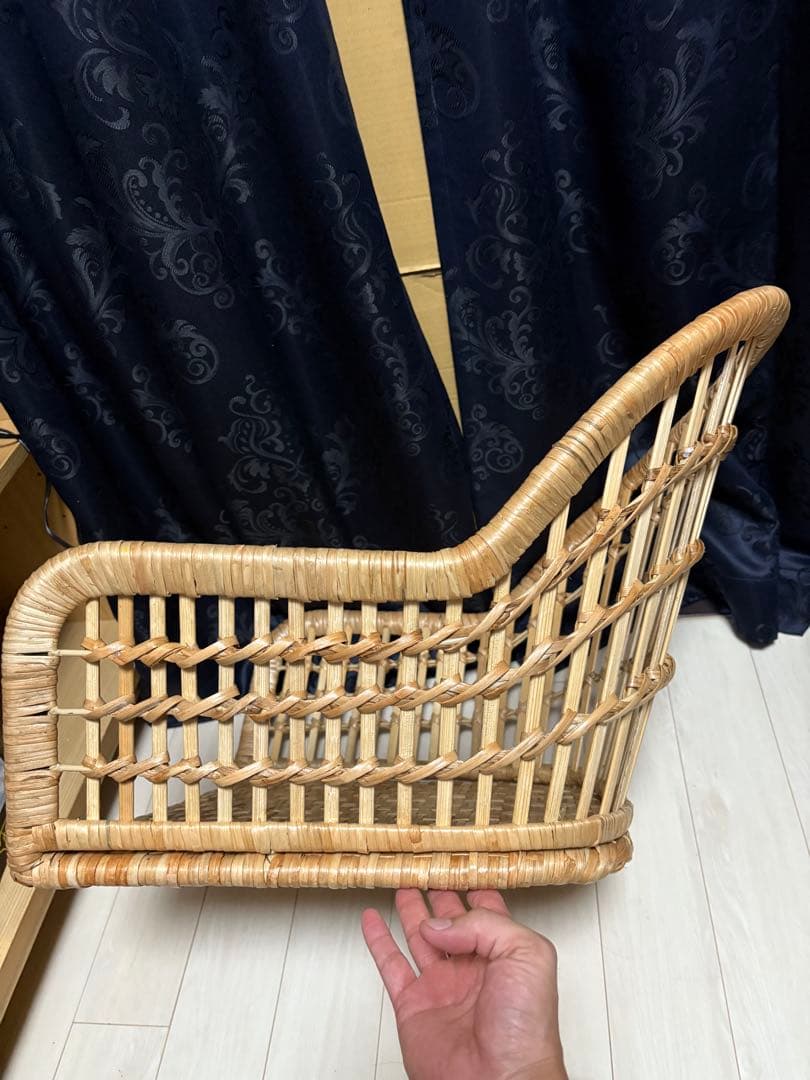 IKEA　イケア NILSOVE ニルソーヴェ チェア　ラタン　椅子　【2脚】