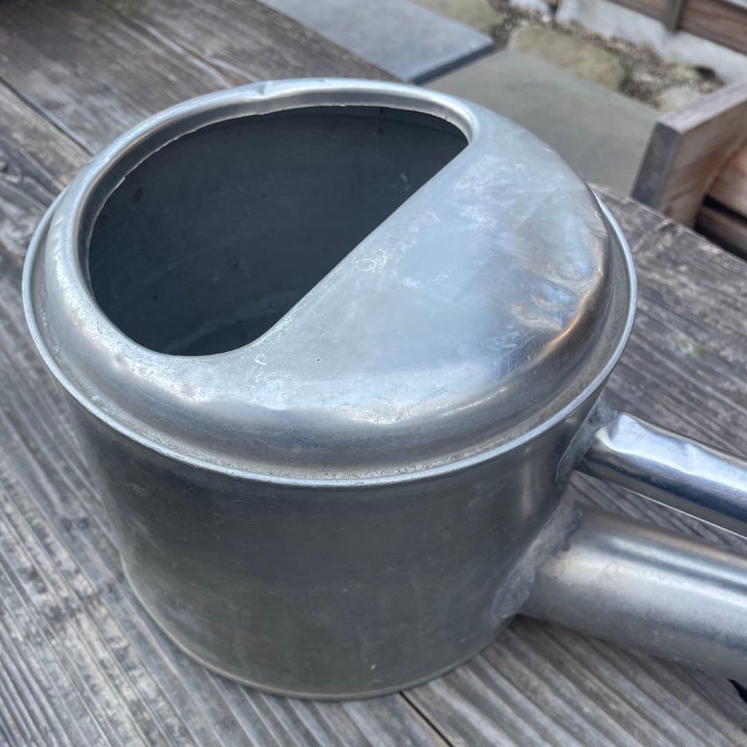 根岸産業「ステンレス製 竿長如雨露 (じょうろ)4号」【ジャンク品】