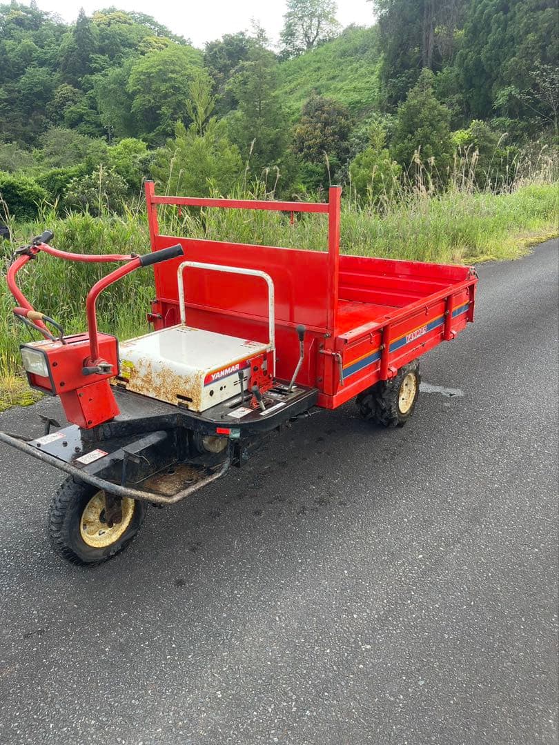 【引取限定】ヤンマー 乗用 運搬車 TG162 油圧ダンプ最大積載量500kg
