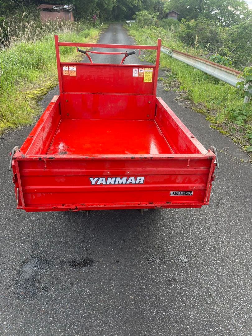 【引取限定】ヤンマー 乗用 運搬車 TG162 油圧ダンプ最大積載量500kg