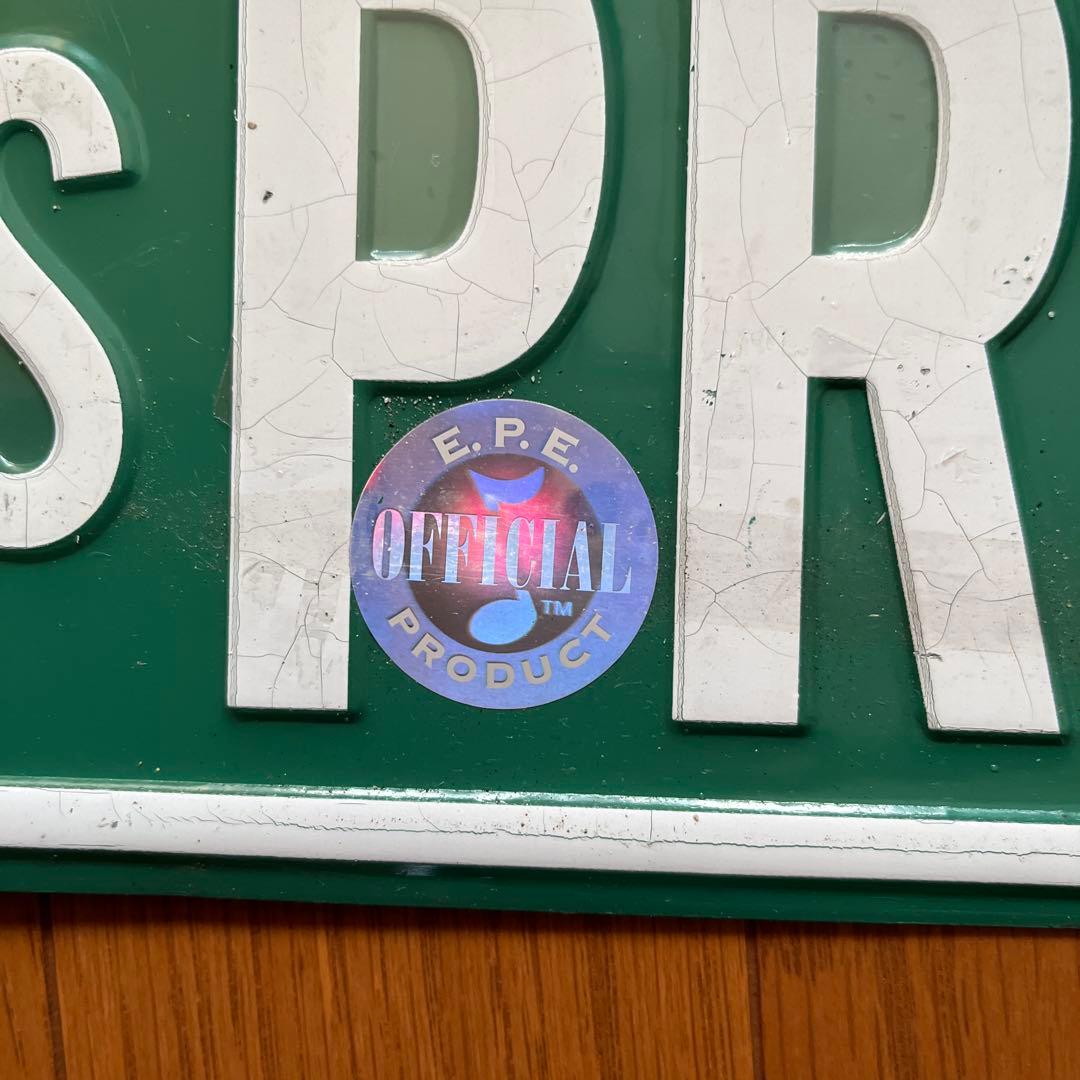 エルビス・プレスリー ネームプレート　希少品　激レア 値引き　グリーン