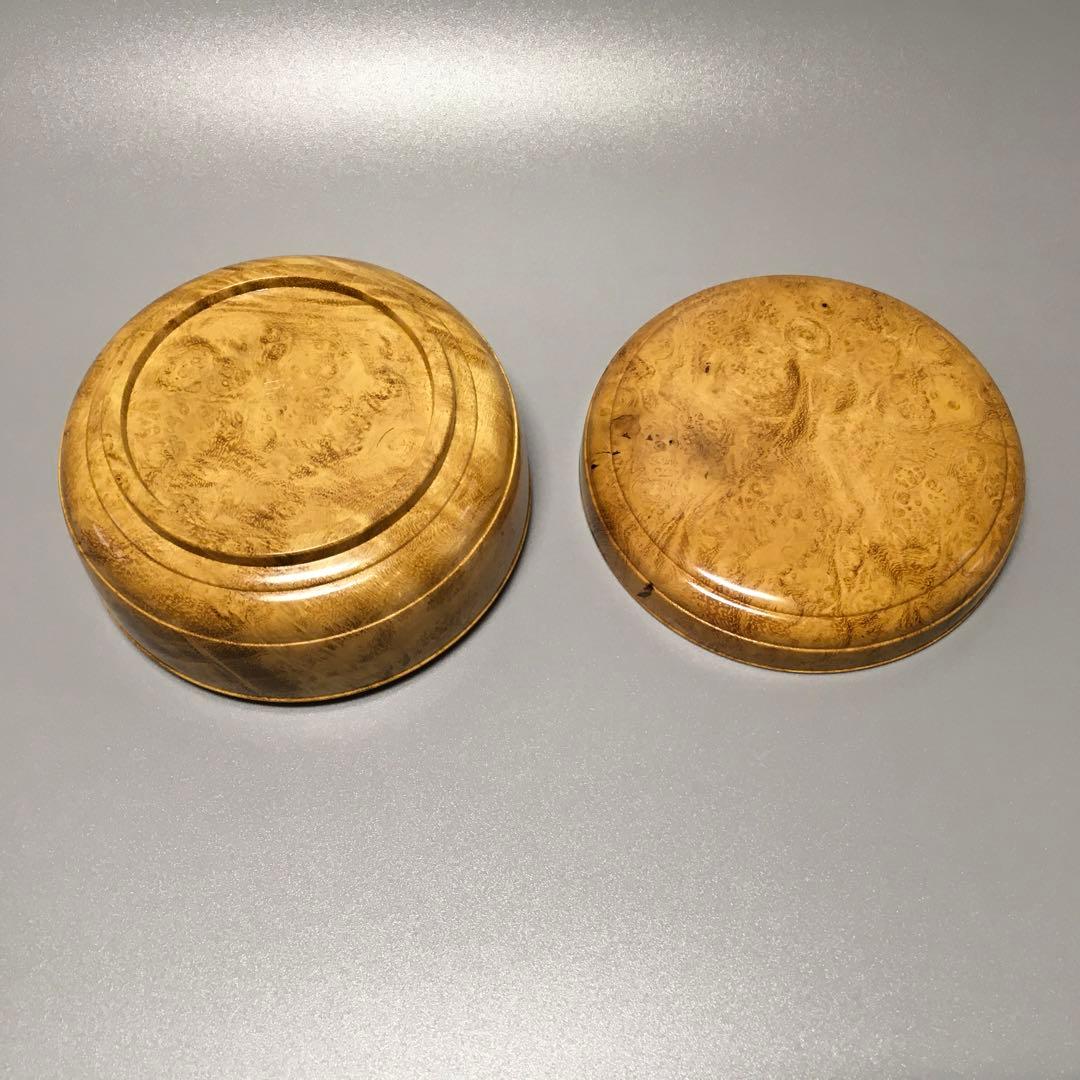 アカシア瘤杢造リミニ食蘢小物入れ桐箱入り