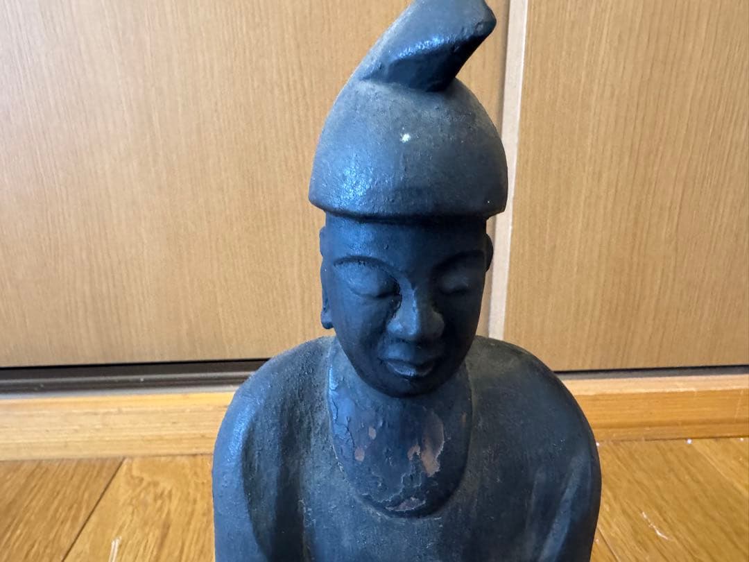 天神様　時代　骨董　仏具　神具　アンティーク　オブジェ　置物　神棚　古物