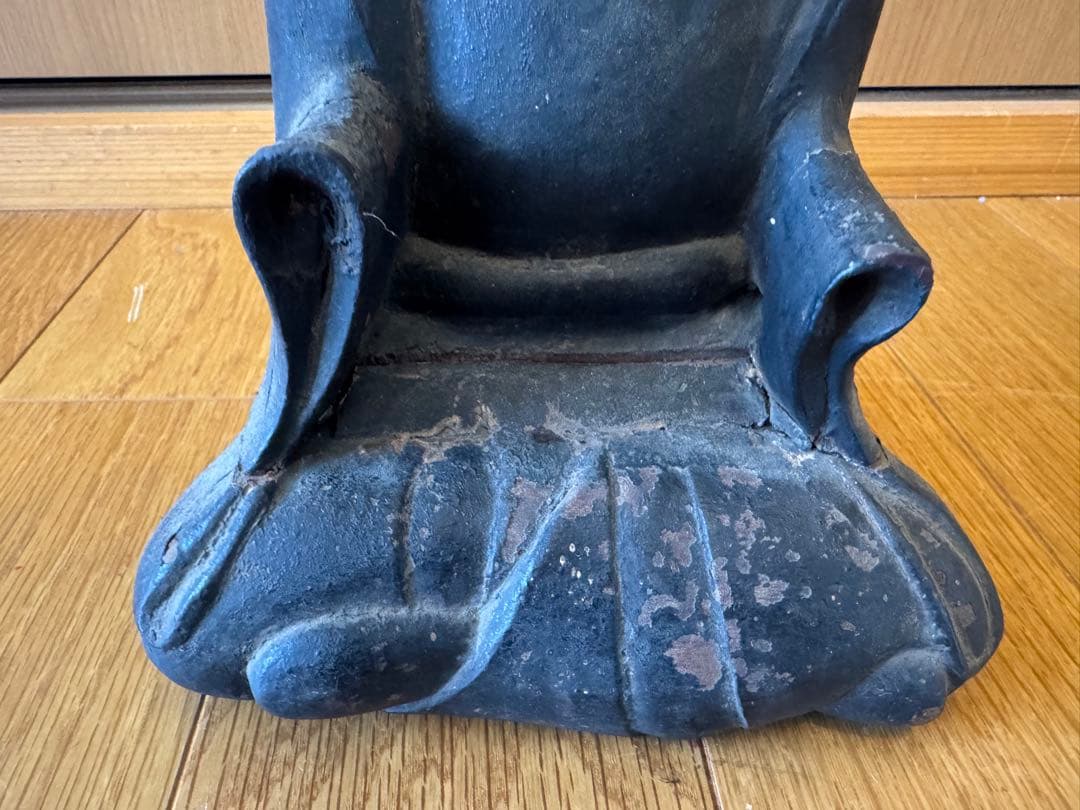 天神様　時代　骨董　仏具　神具　アンティーク　オブジェ　置物　神棚　古物