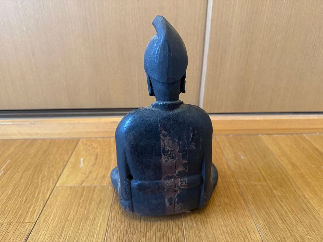 天神様　時代　骨董　仏具　神具　アンティーク　オブジェ　置物　神棚　古物