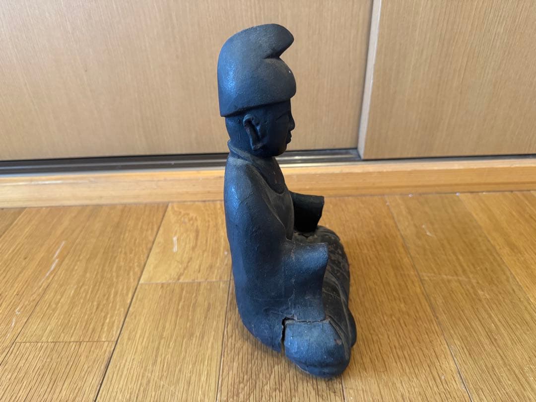 天神様　時代　骨董　仏具　神具　アンティーク　オブジェ　置物　神棚　古物